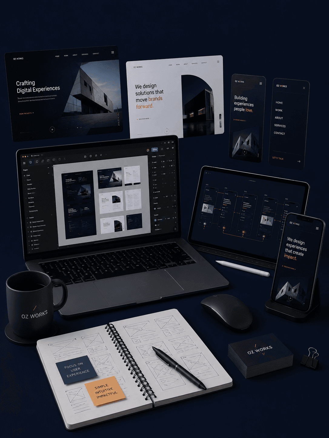 Konya Web & UI/UX Tasarım Hizmeti - OzWorks Dijital Reklam Ajansı